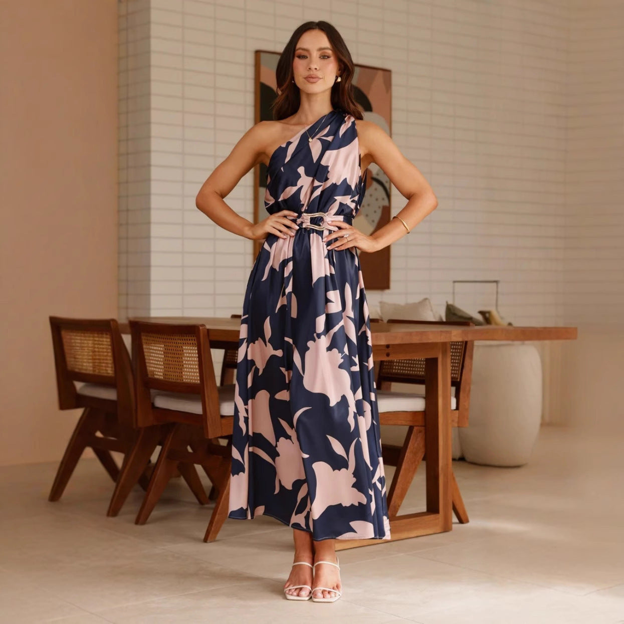 AriaPrint Drape Dress