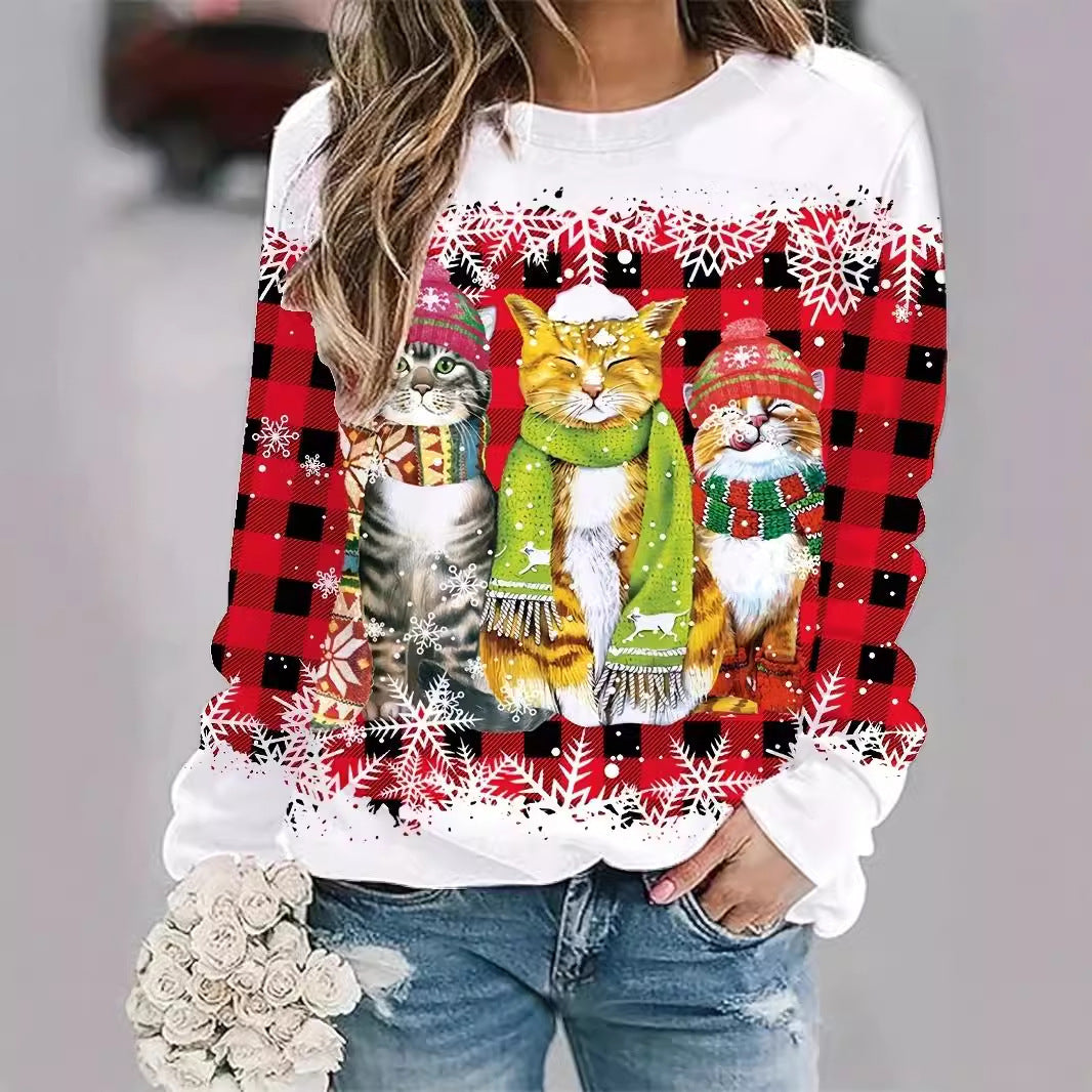 FestiveFeline™ Holiday Charm Sweatshirt
