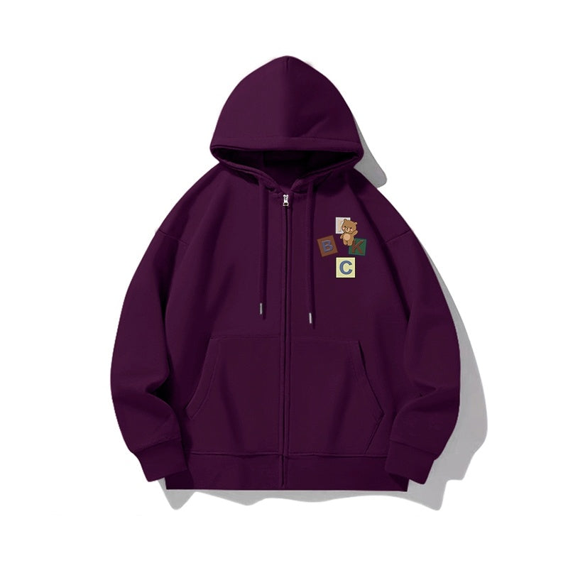 MélangeEase Zipper Cardigan