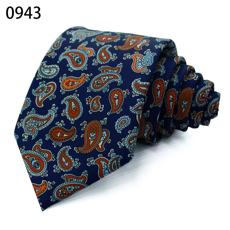 Fashion Polyester Silk Printed Men's Casual Tie