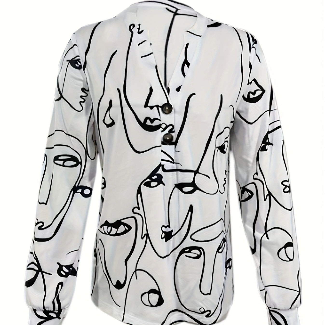 Vivara Crest V-Neck Blouse