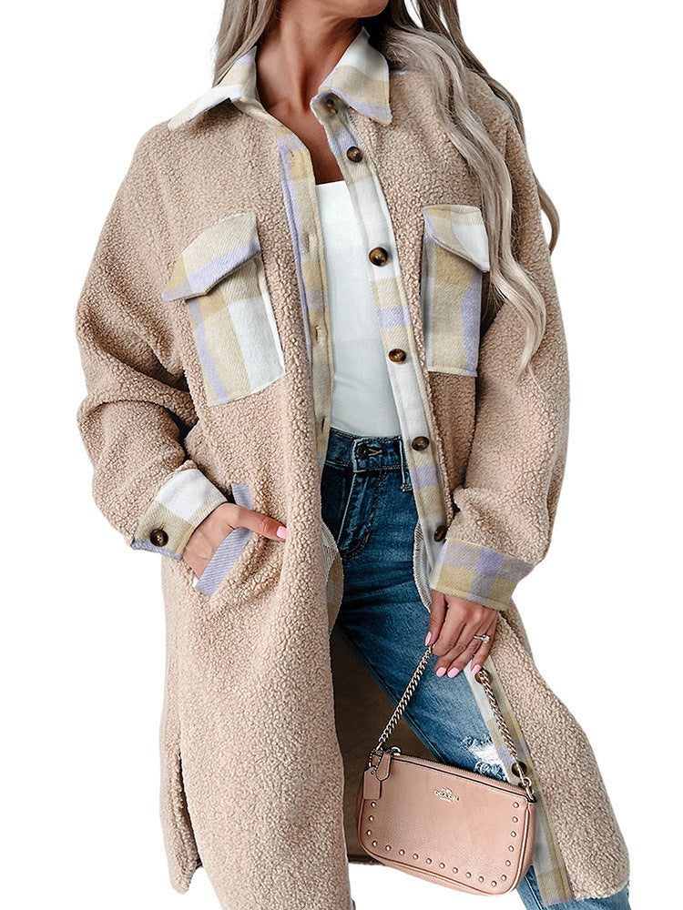PlaidMuse Woolen Coat