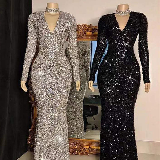 Silver Luster Gown
