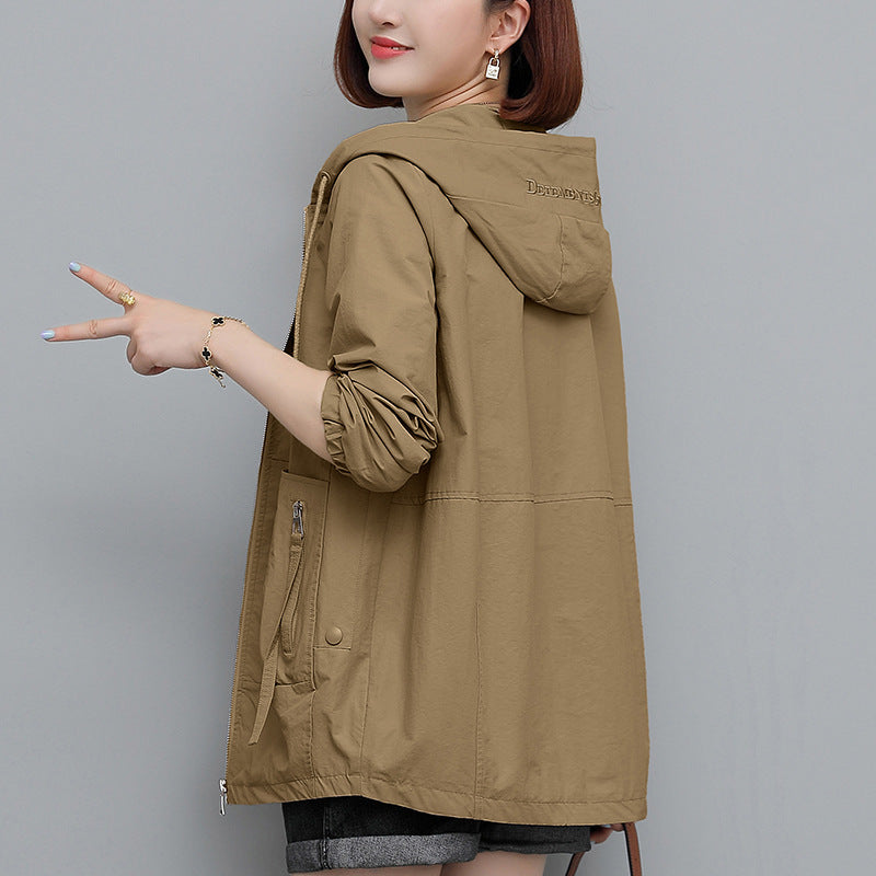 BreezyEase Short Trench Jacket
