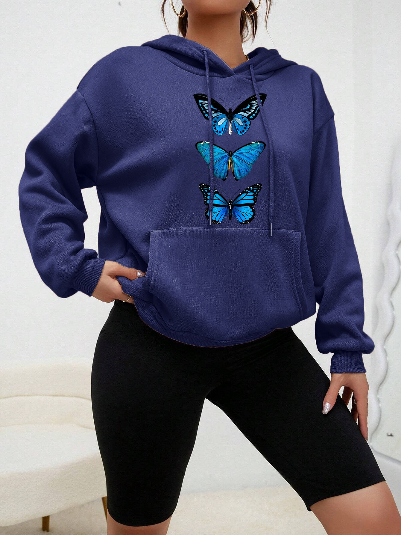 SugarStreet Printed Hoodie