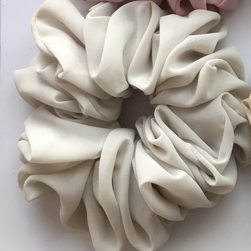 Big Head Bouquet Chiffon Large Intestine Ring Hair Ring