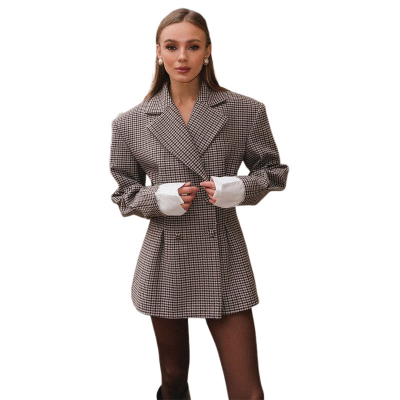 Veridia Plaid Tailored Jacket
