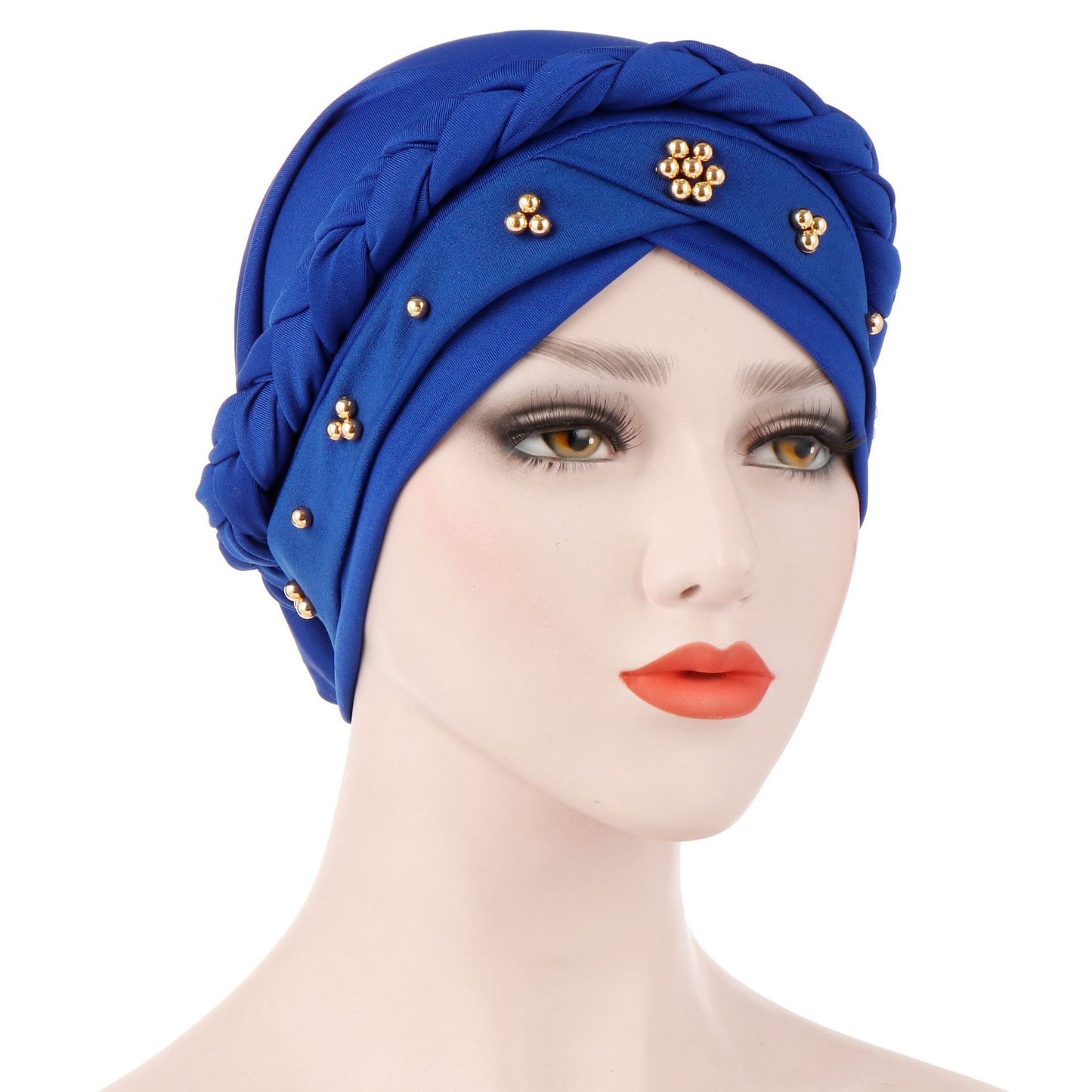 Women's Fashion Tie Dye Brushed Milk Silk Bandana Hat