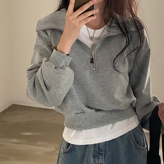 The Solenne Crop Sweater