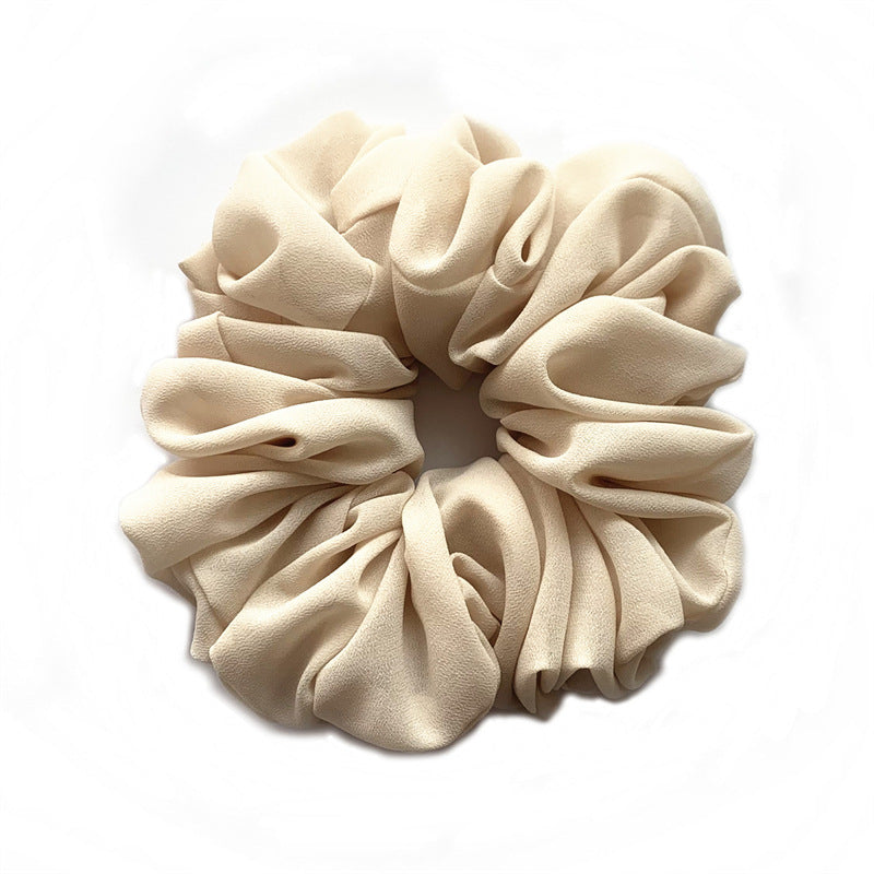Big Head Bouquet Chiffon Large Intestine Ring Hair Ring