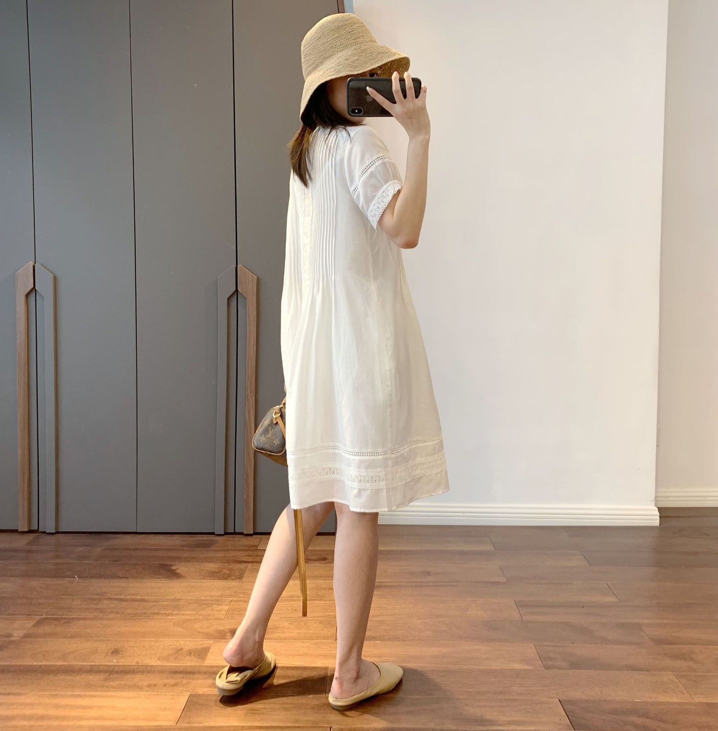 Silk Cotton Super Comfortable Silky Loose Loose Dress