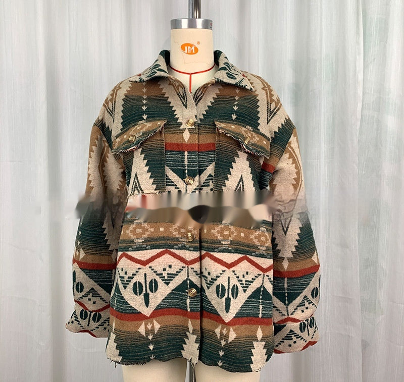 HeritageAztec Wool Coat