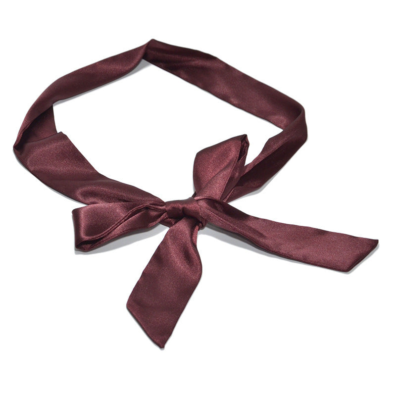 Women's Silk Little Daisy Lace Bow Decoration Silk Belt
