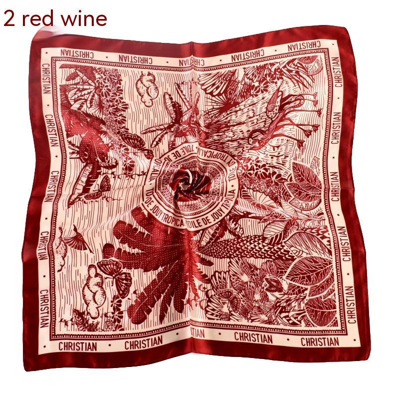 Silk Satin 70x70 Coconut Silk Towel Headscarf