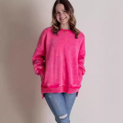 RusticEase Washed Cotton Sweater