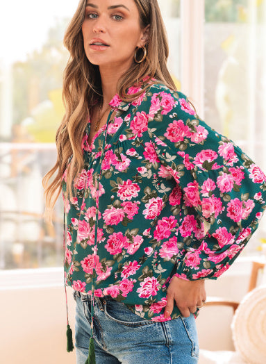 Floravine MeadowTie Blouse