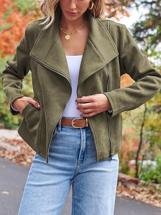 VeluRide Suede Moto Jacket
