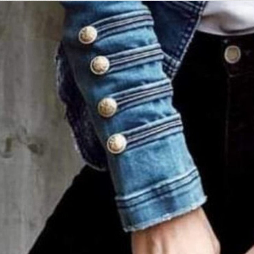 Clinché Double-Breasted Short Jacket