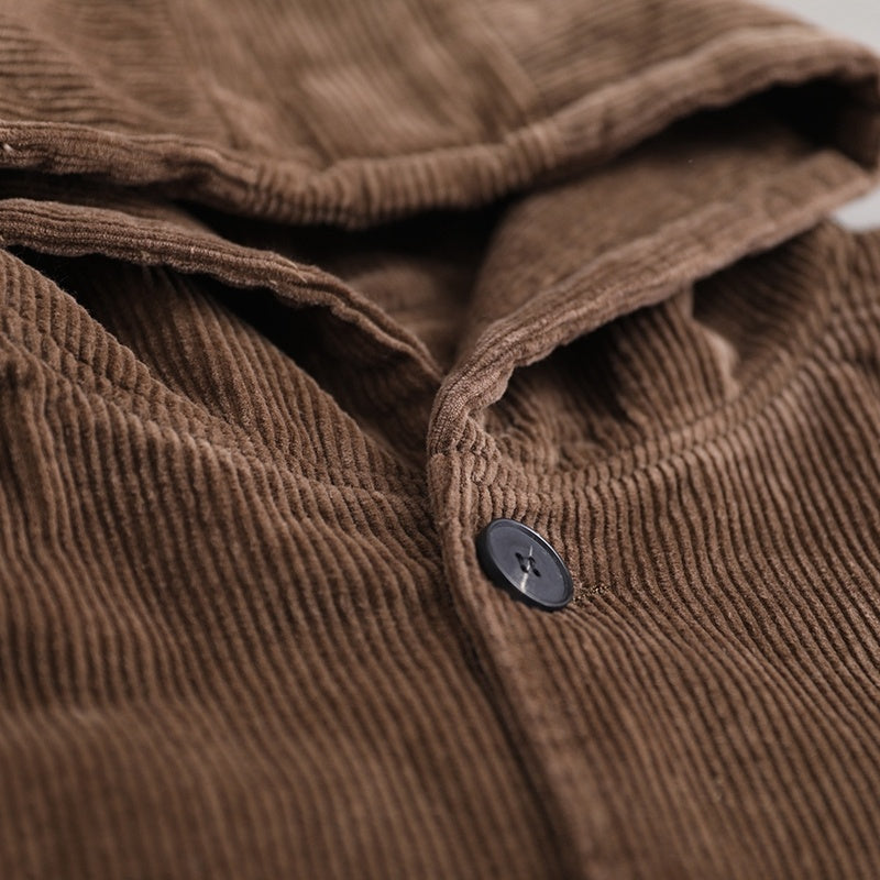 VelvetRidge Corduroy Short Jacket
