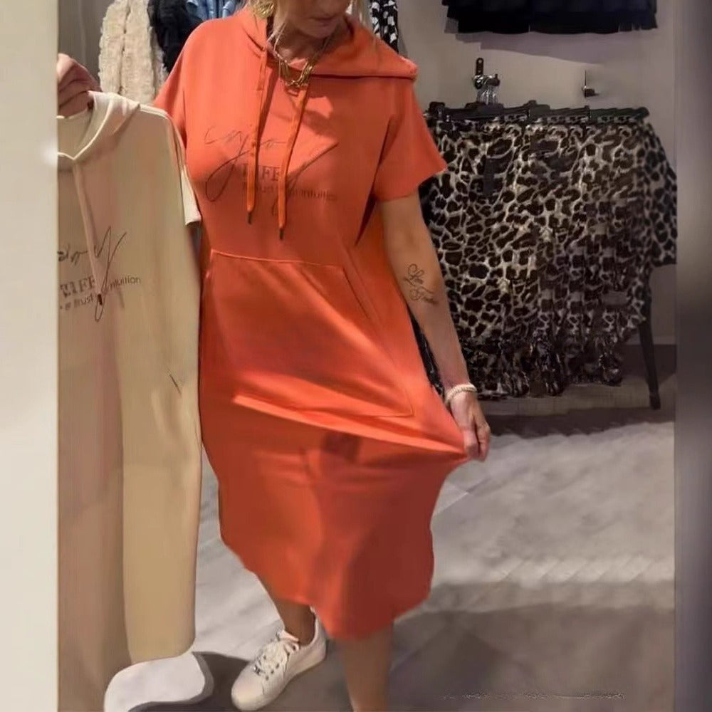 SunGlow Plus Printed Dress