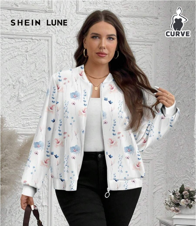 Vintage Bloom Casual Jacket