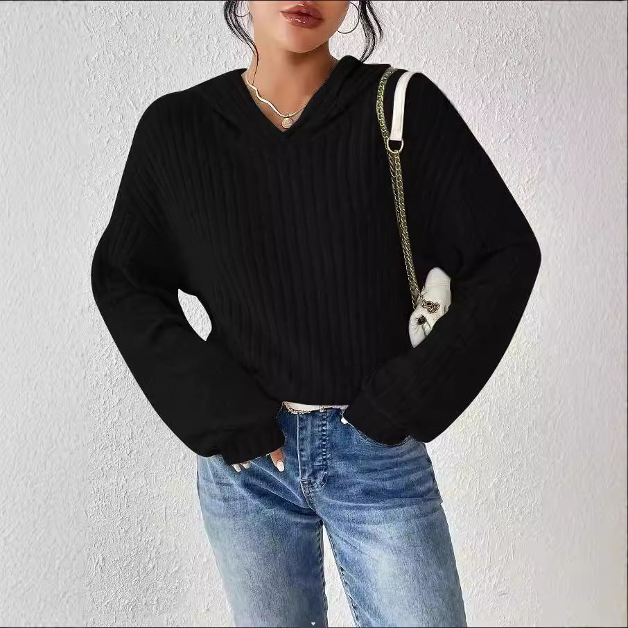 Stratura Hooded Stripe Knit