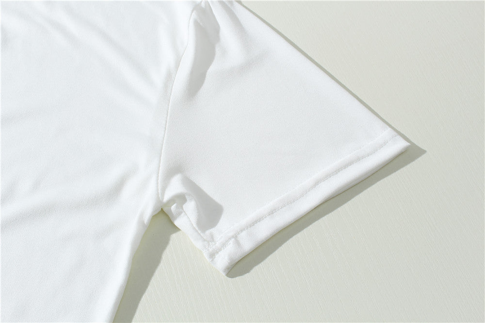 Women's Milk Silk Printed Short Sleeve