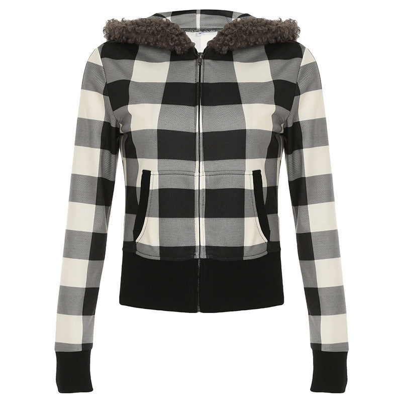 FrostFall Fur-Collar Hooded Coat