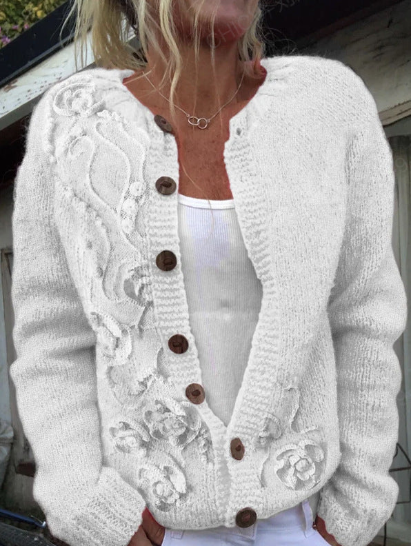 Novara 3D Knit Cardigan