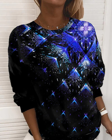 HorizonFade 3D Print Sweater