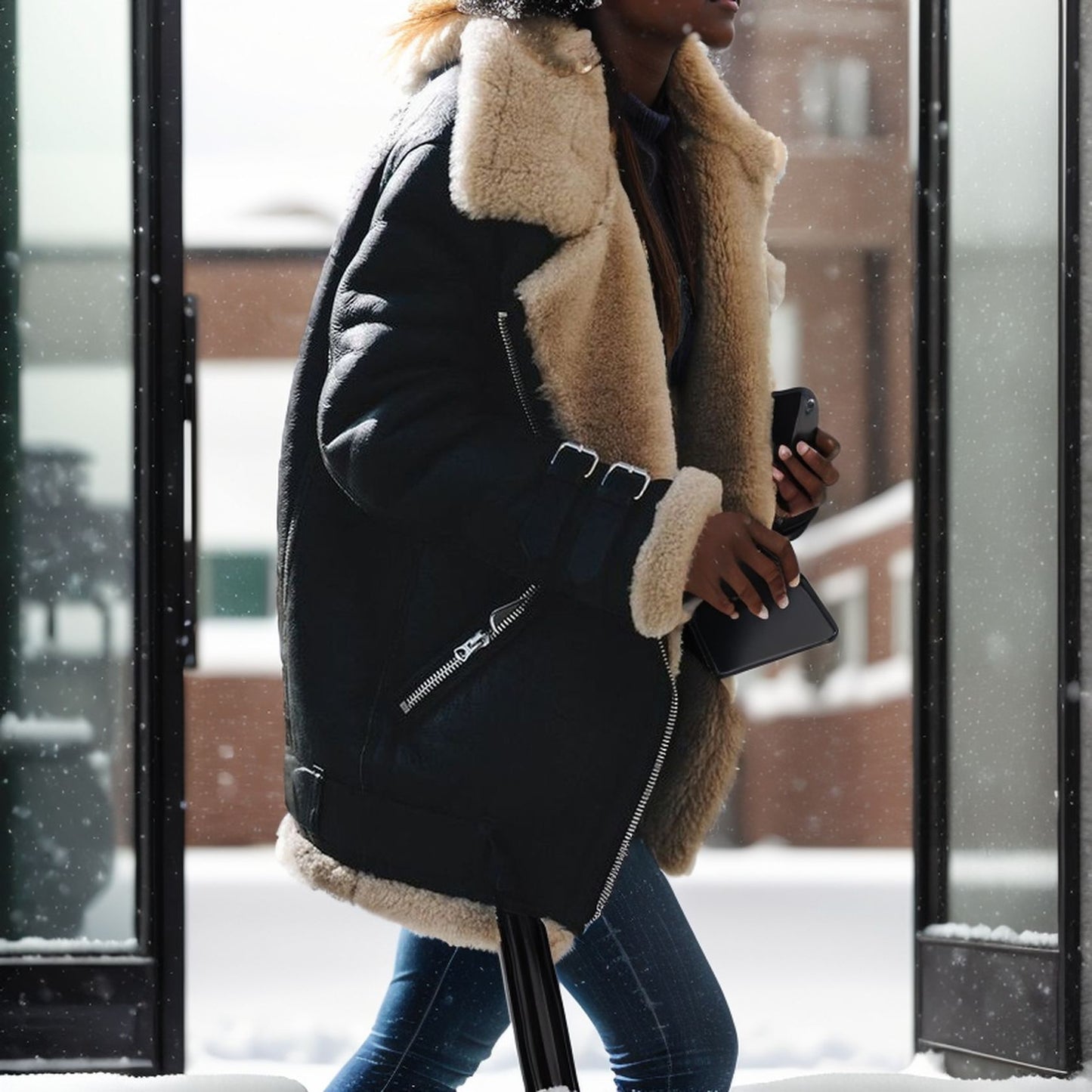 The Valenza Moto Luxe Jacket
