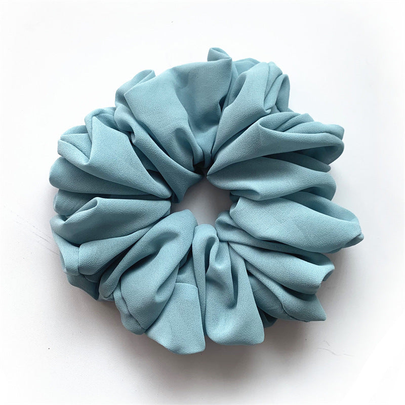 Big Head Bouquet Chiffon Large Intestine Ring Hair Ring