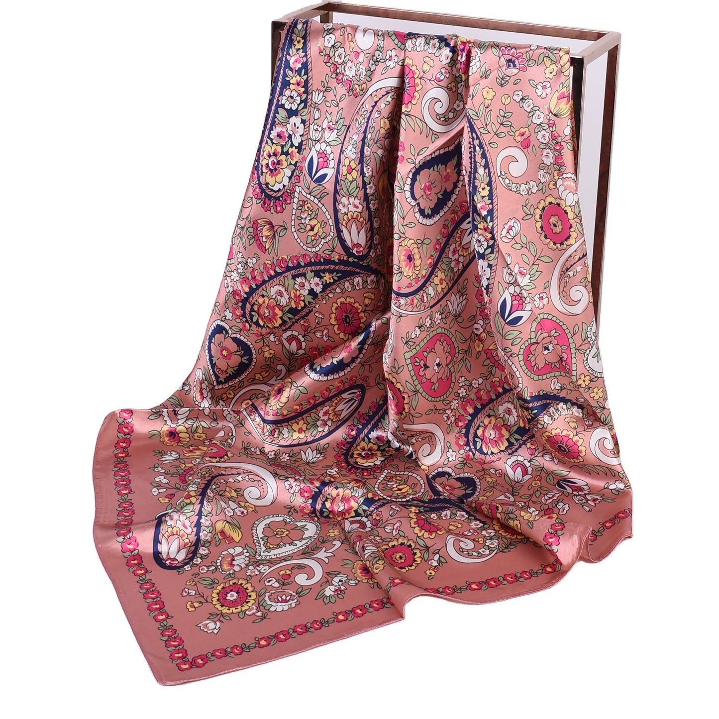 Cashew Printed Silk Scarf Xinjiang Large Kerchief