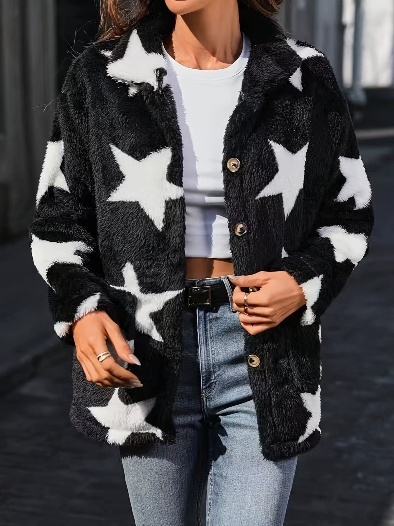 Velvique Reversible Plush Coat