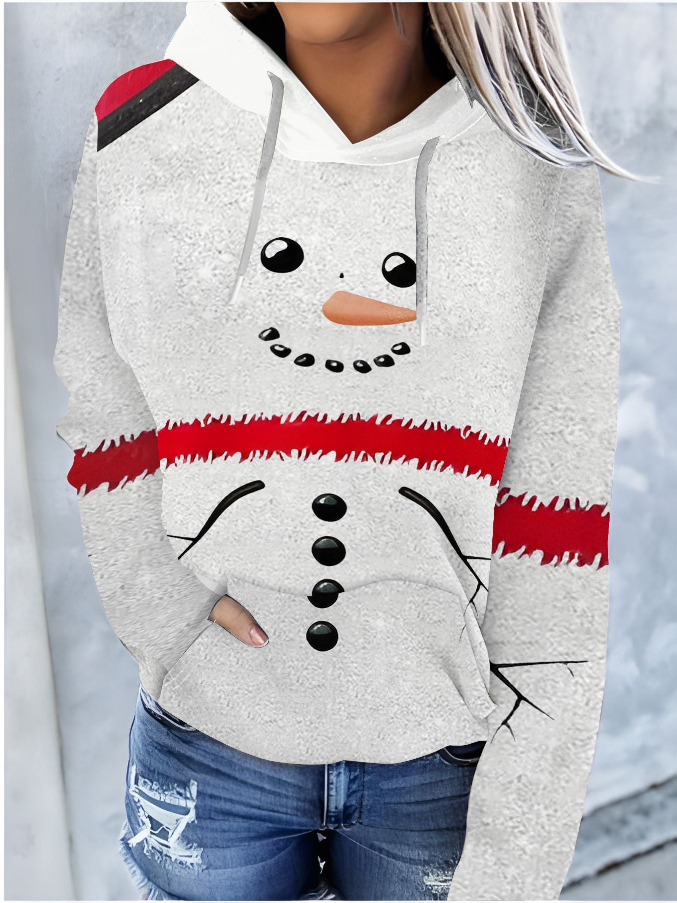 FestiveGlow Hooded Sweater