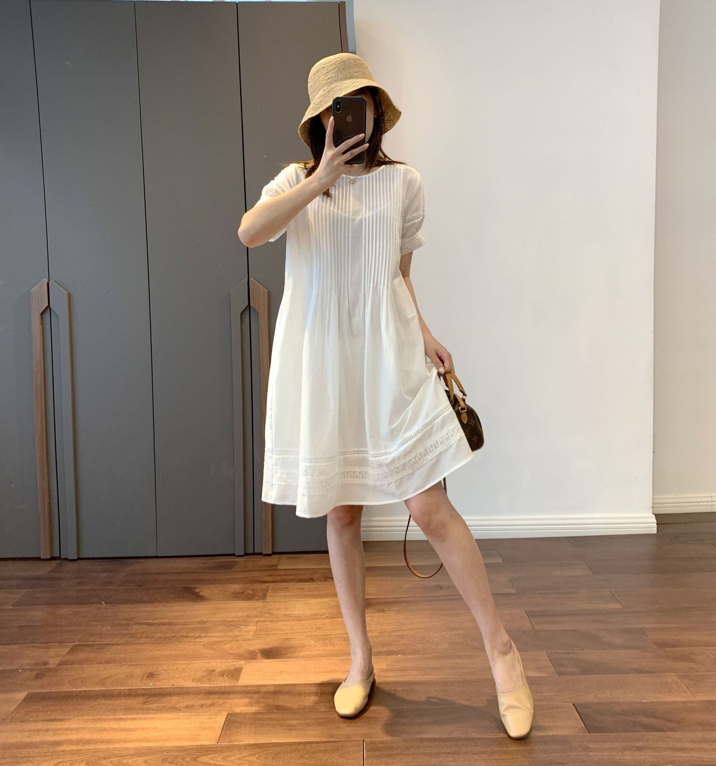 Silk Cotton Super Comfortable Silky Loose Loose Dress