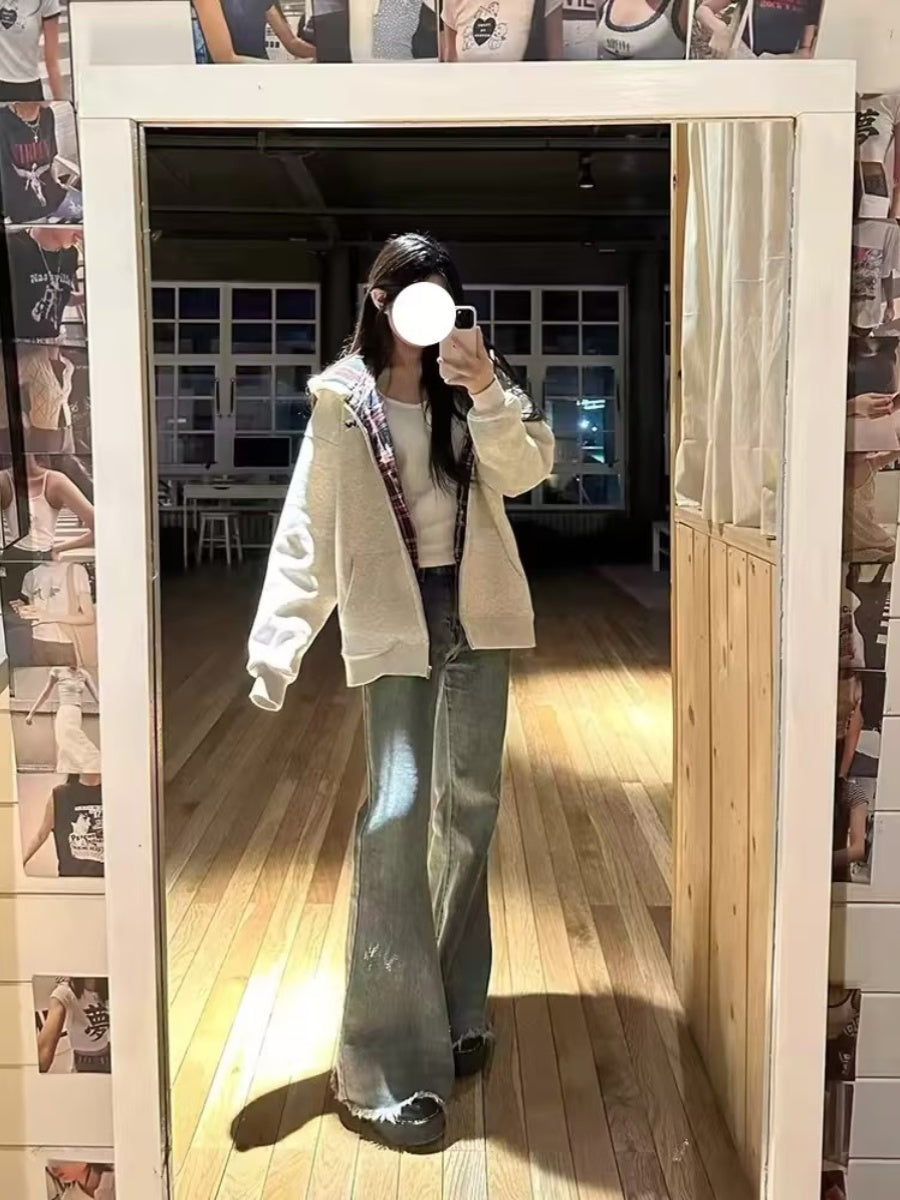 Heritage Plaid Fleece Hoodie