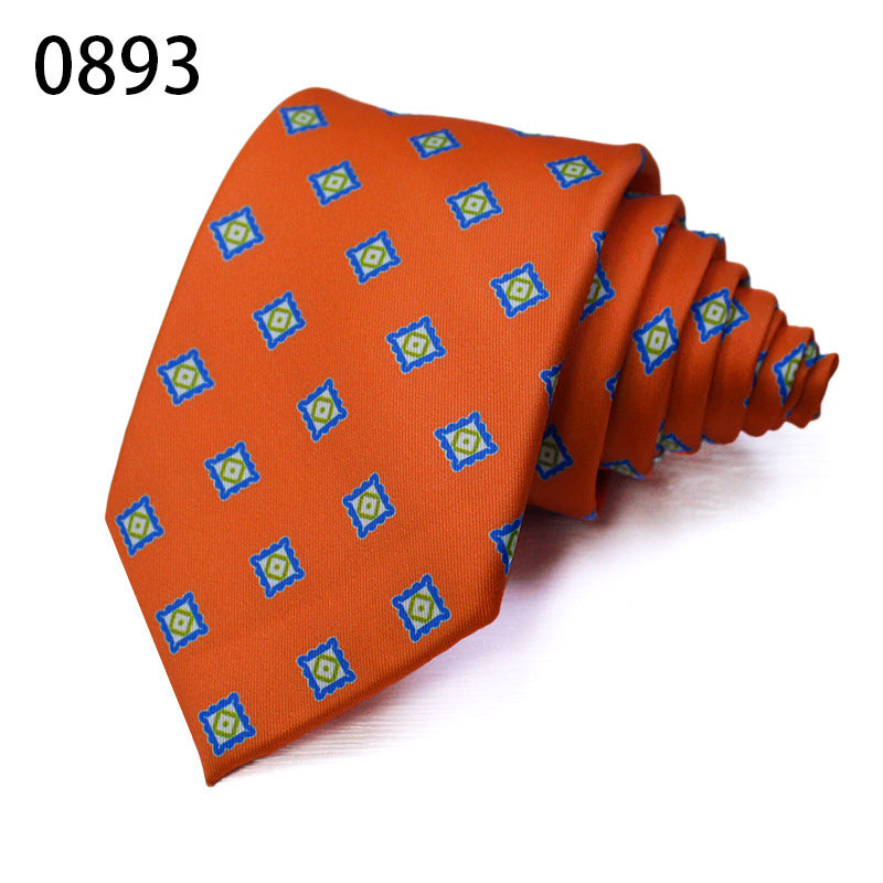 Fashion Polyester Silk Printed Men's Casual Tie