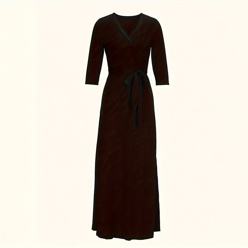 Veralune Grace Belted Maxi Dress