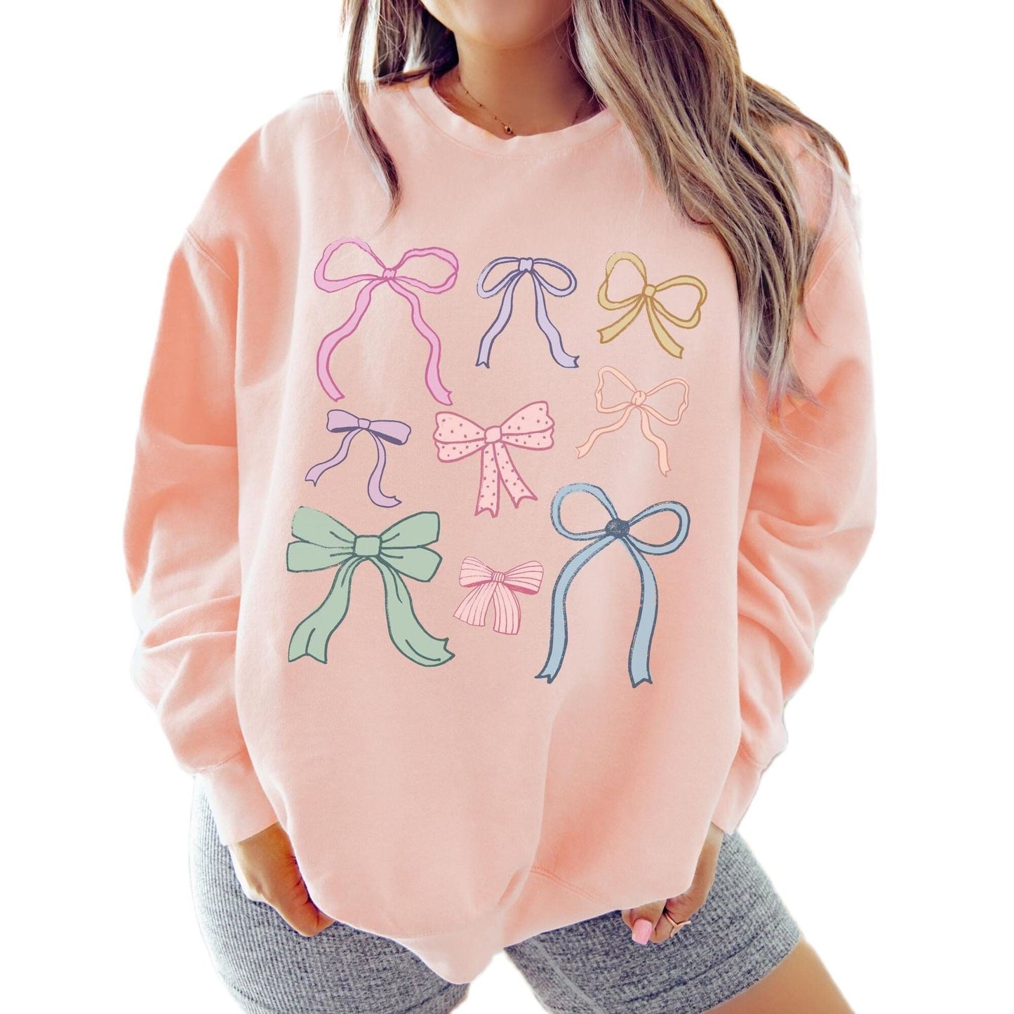 RibbonGlow Cozy Bow Top