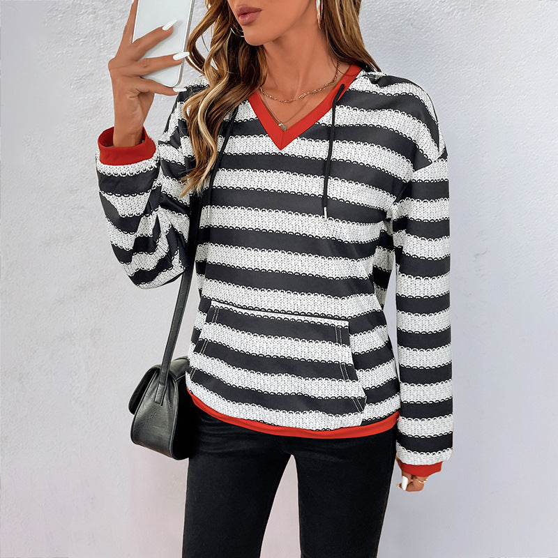 MonoChic Striped Pullover