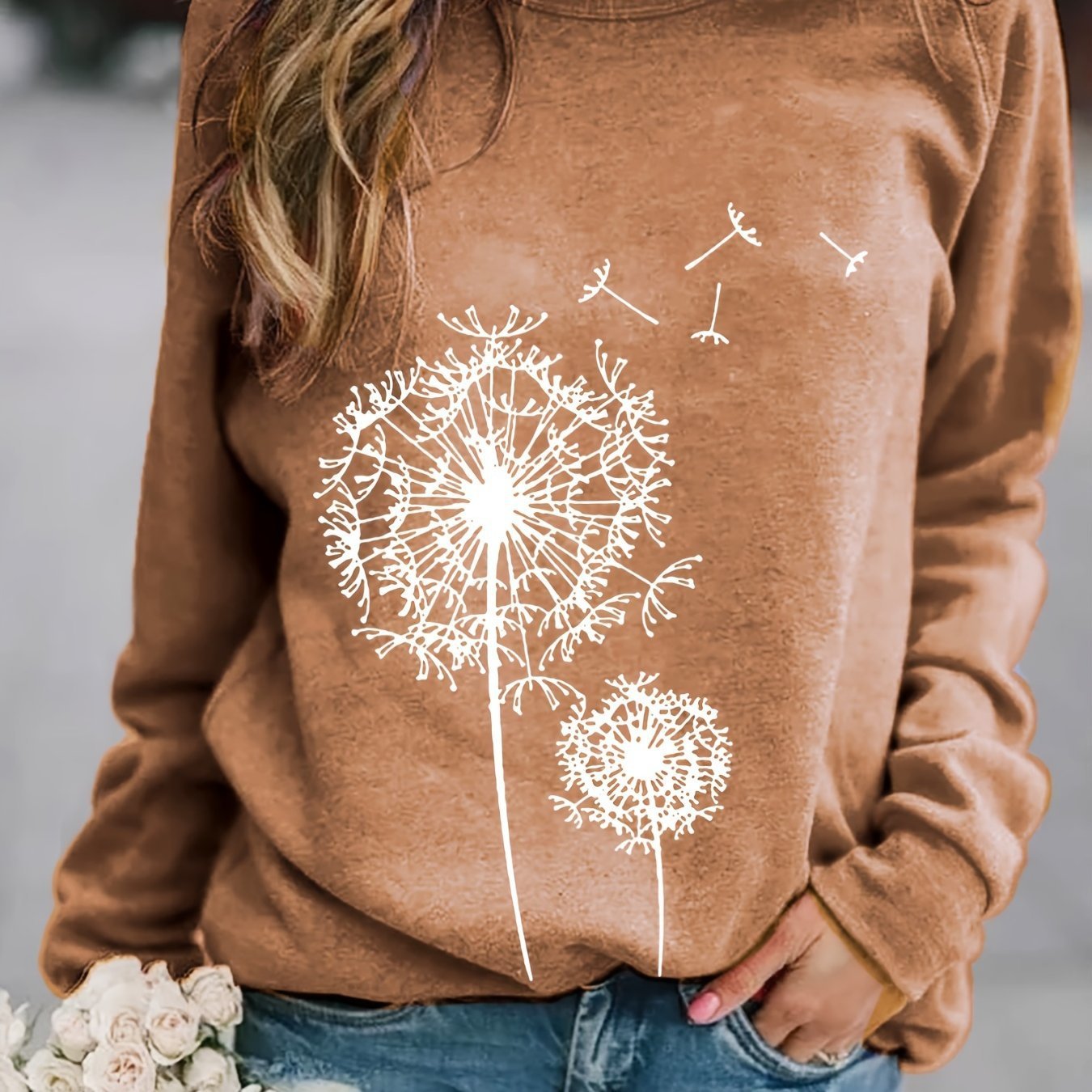 WishBloom Pullover Sweatshirt
