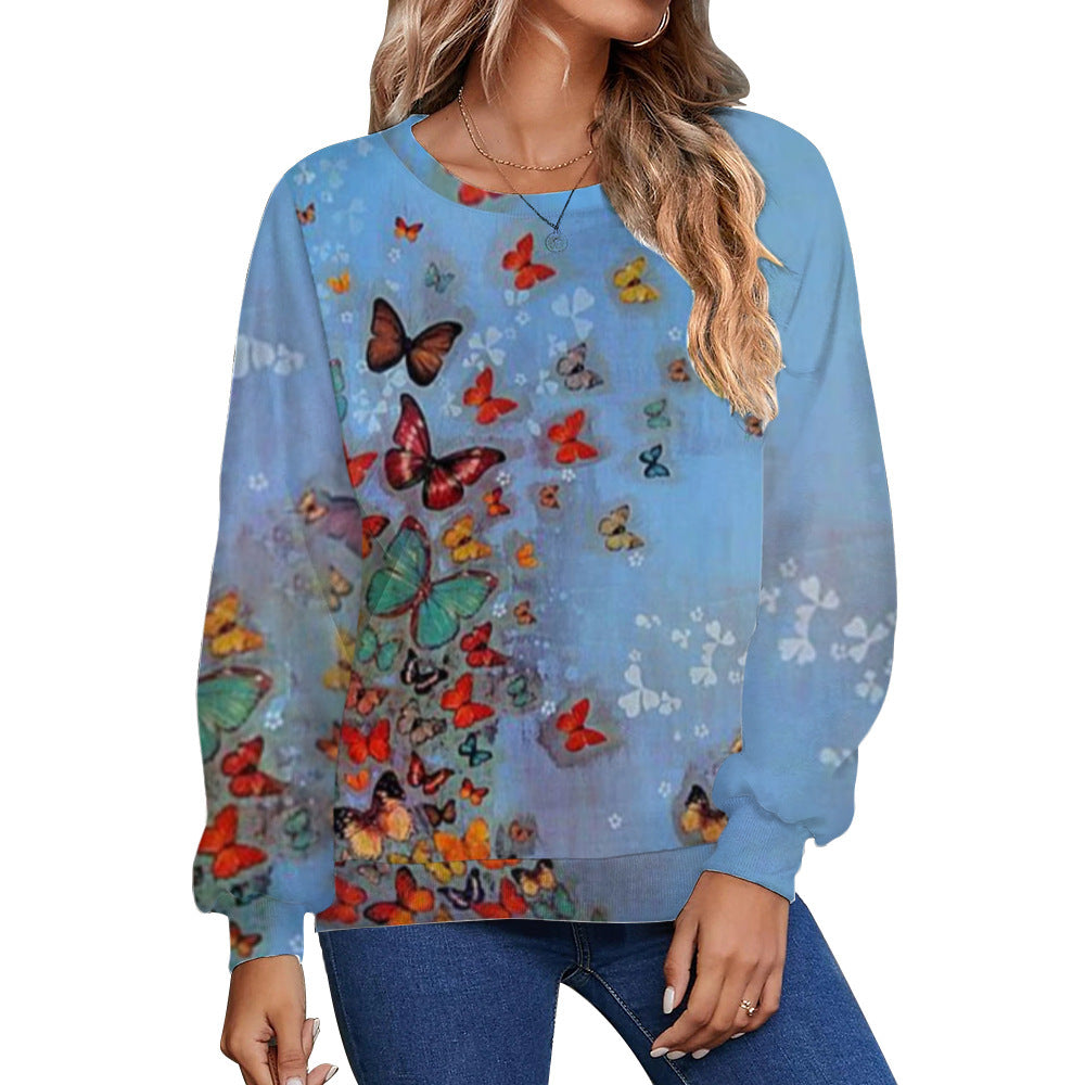 Marvella Cozy Print Sweater