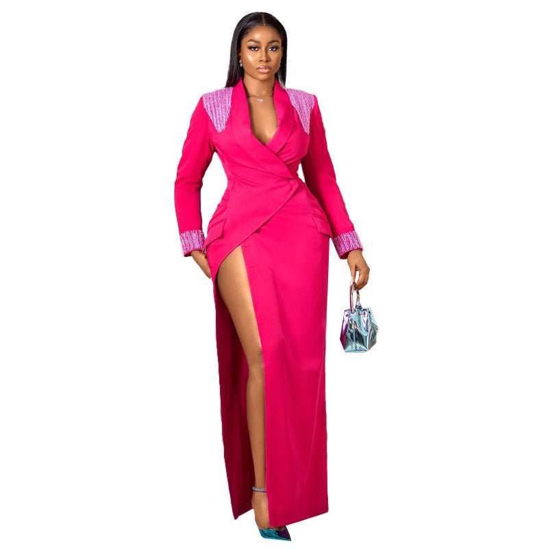 Crimson Reverie Dress