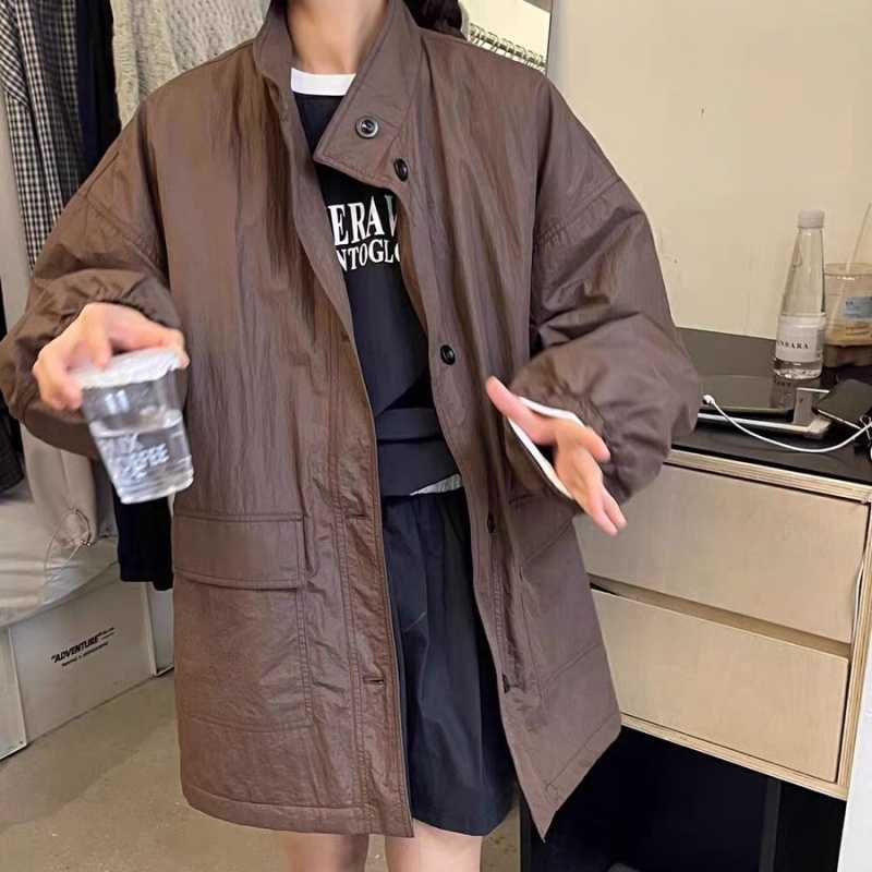 BreezeLite™ Mid-Length Cotton Coat
