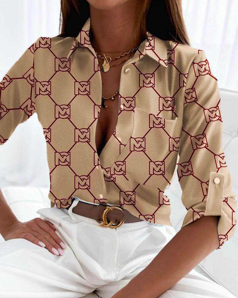 Aurelline Polo Print Shirt