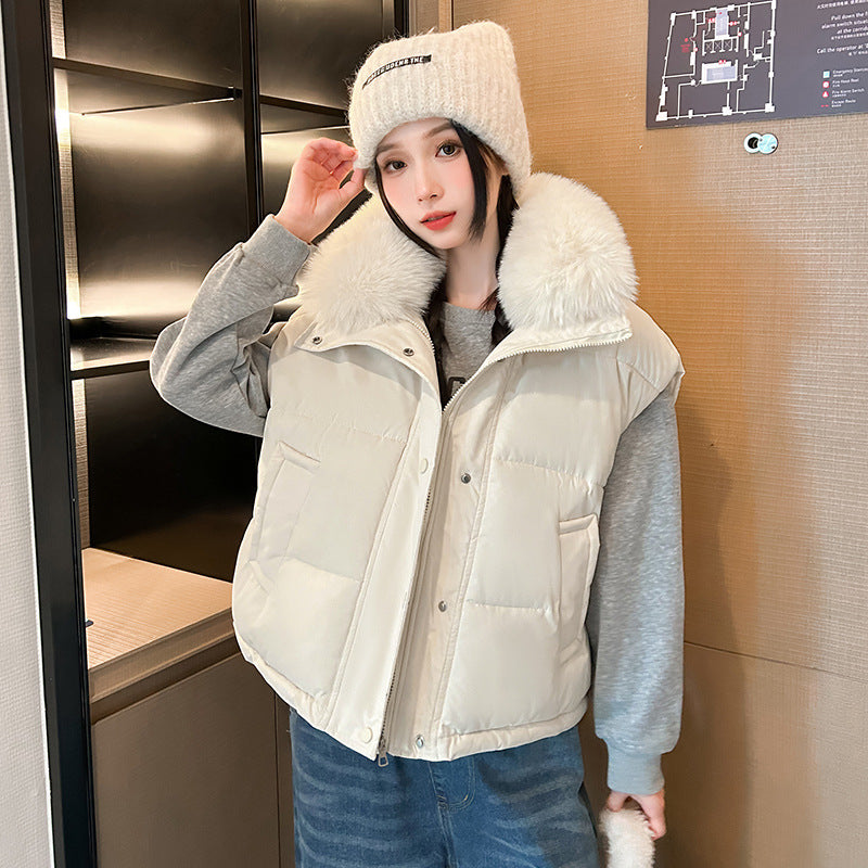 Arctica Luxe Fur-Trim Vest