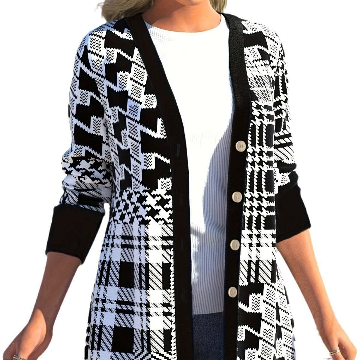 EaseFlow Long Sleeve Cardigan Coat