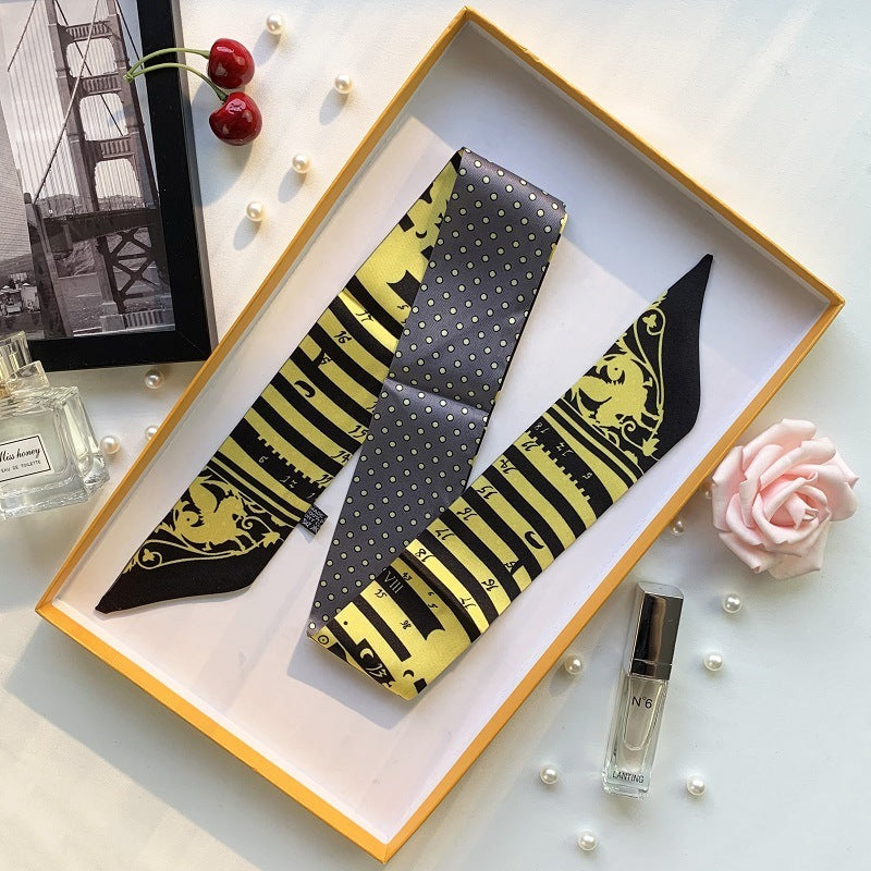 Women's Bag Polka Dot Ribbon Decoration Silk Ribbon