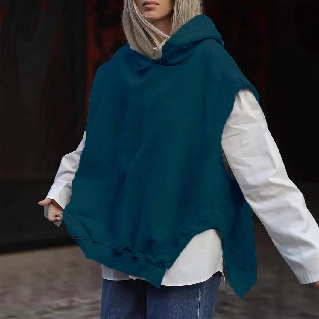 ChicLayer Sleeveless Hoodie Vest